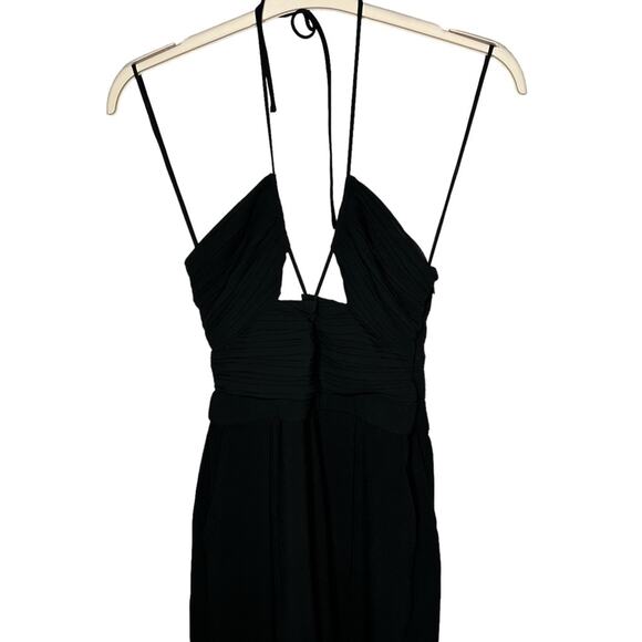 Jonathan Simkhai Gala Plisse Cut Out Jumpsuit - Picture 3 of 10
